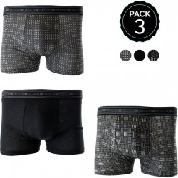 SET 3 BOXERS MARGINAL OSCUROS