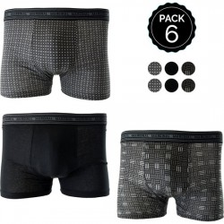 SET 6 BOXERS MARGINAL OSCUROS