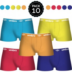 SET 10 BOXERS UMBRO MULTICOLOR