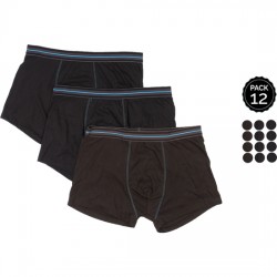 SET 12 BOXERS MARGINAL NEGRO