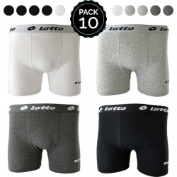 SET 10 BOXERS LOTTO MULTICOLOR