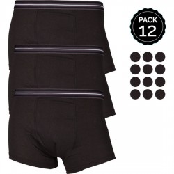 SET 12 BOXERS MARGINAL NEGRO