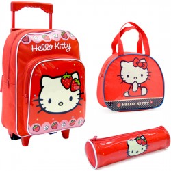 HELLO KITTY: MOCHILA CARRO...