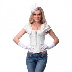 INTIMAX ANGELES CORSET BLANCO