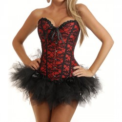 CORSET NOCHE ROJO