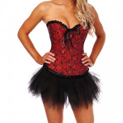 CORSET ALBERTINA ROJO